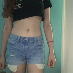 old navy XS denim shorts